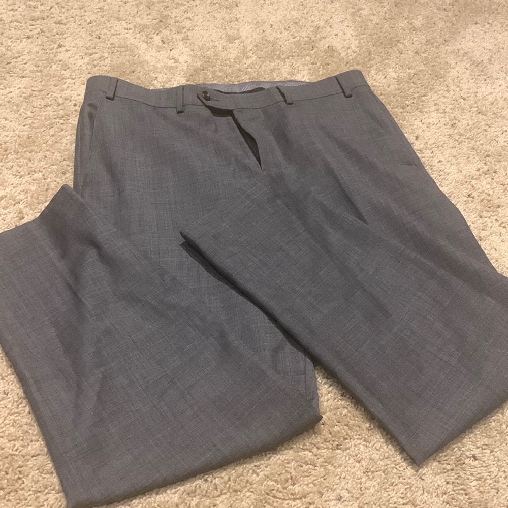 Mens Chaps gray dress pants. 36 x 30